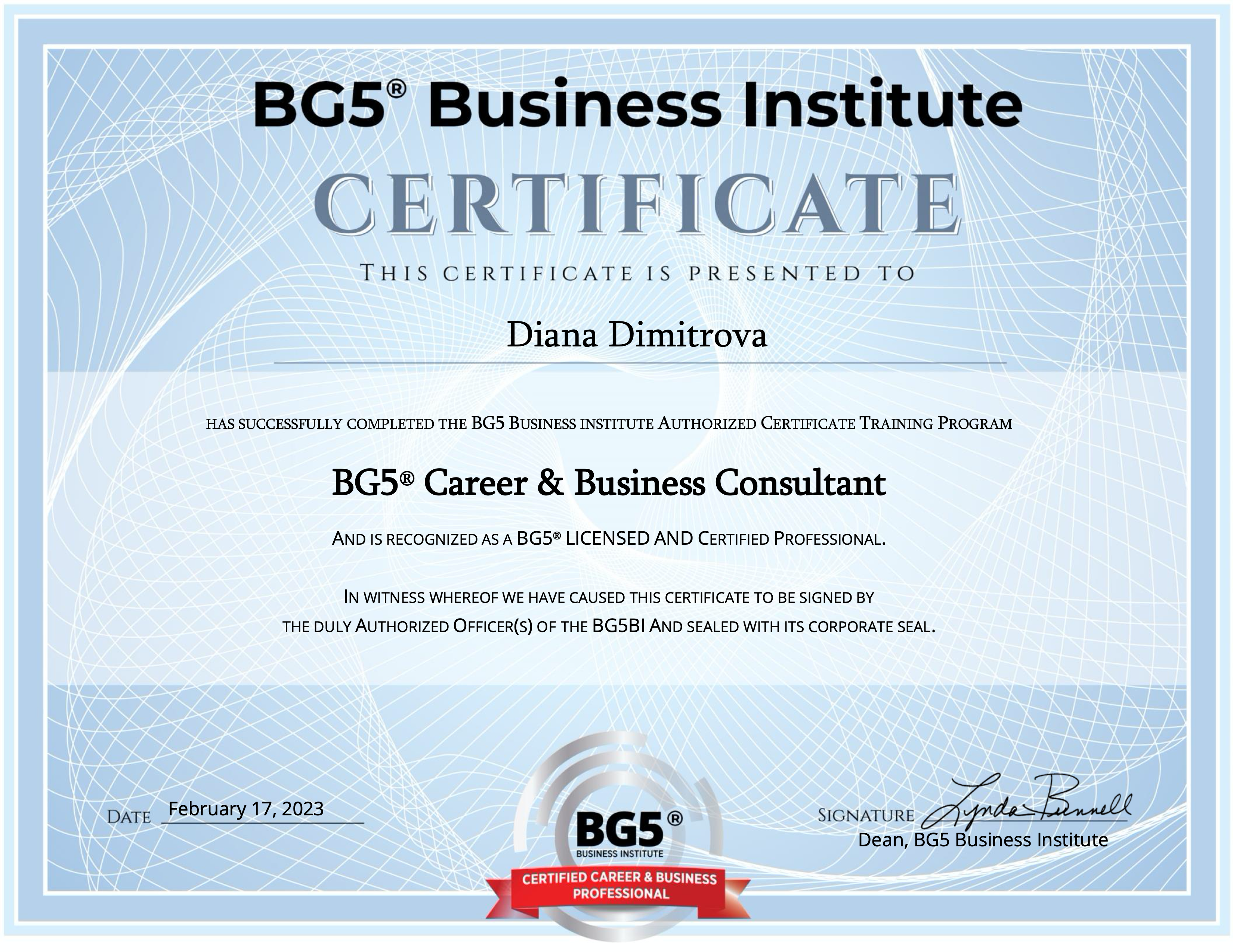 BG5 Career & Business Consultant
